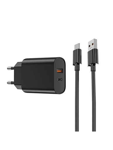 20W Wall Charger with USB to Type C